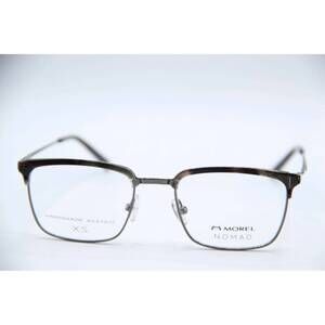 NEW MOREL unisex 40148n square eyeglasses in tortoise gunmetal